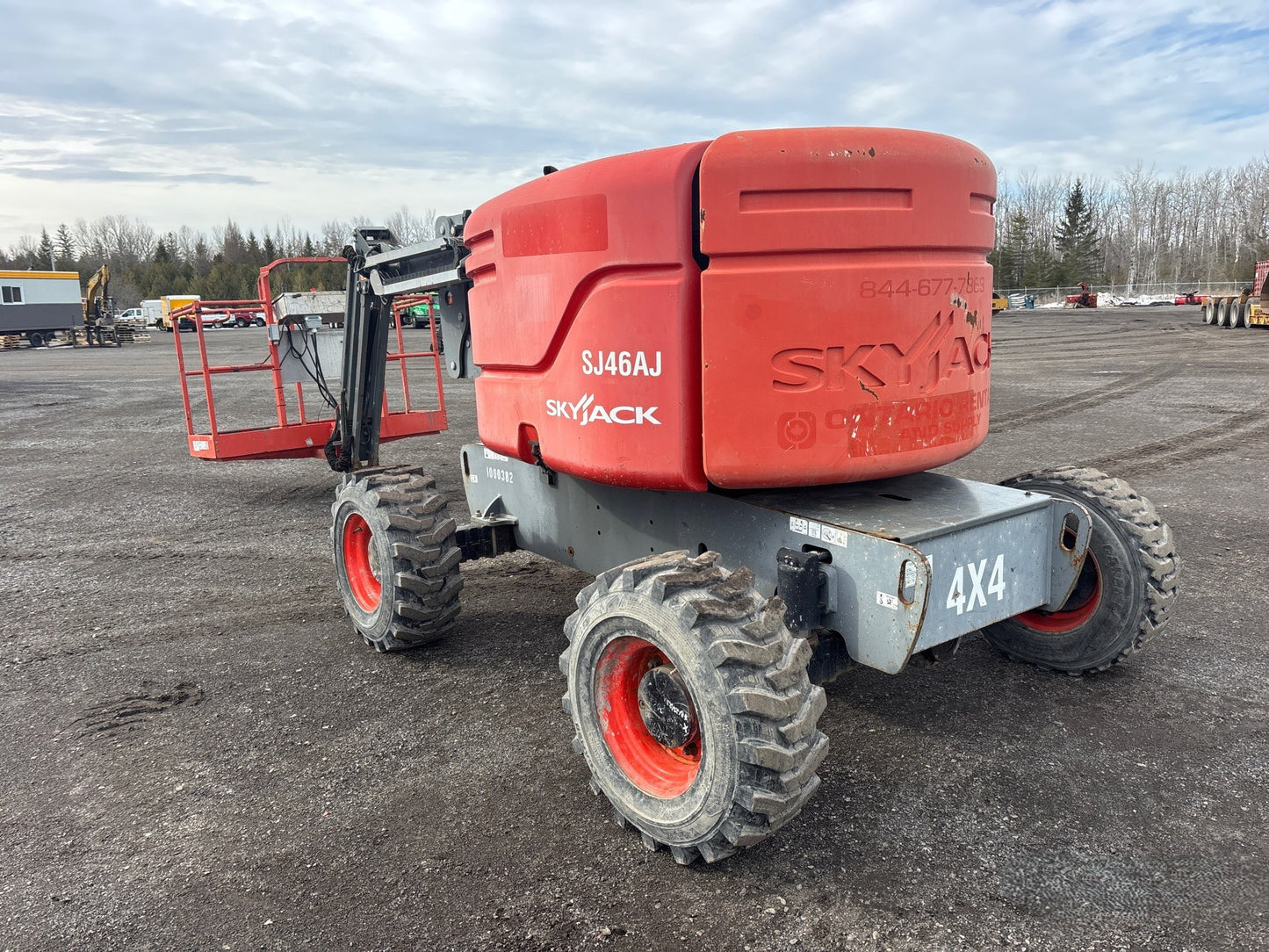2017 Skyjack SJ46AJ 4WD Elevador Articulado  46 ft – Capacidad 500 lb 4x4