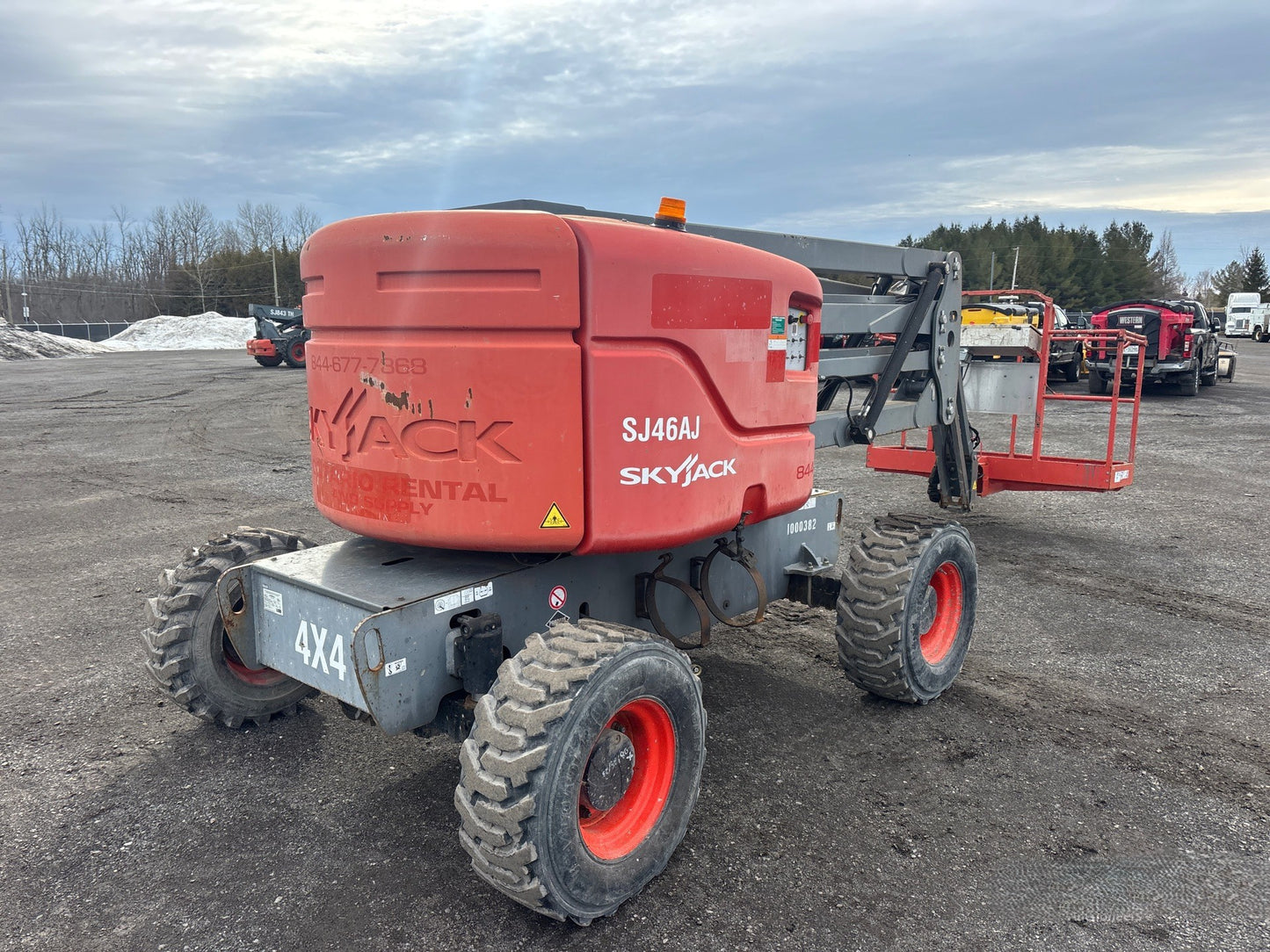 2017 Skyjack SJ46AJ 4WD Elevador Articulado  46 ft – Capacidad 500 lb 4x4